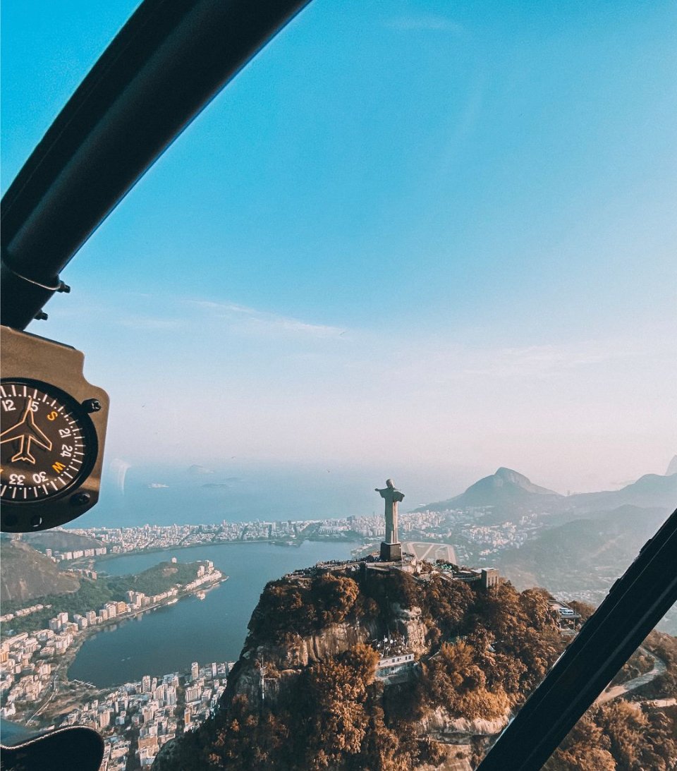 Vôo de Helicóptero no Rio de Janeiro