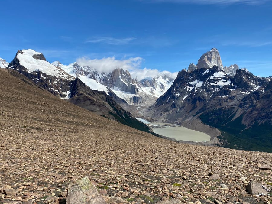 Visual do Trekking ao Pliegue Tumbado
