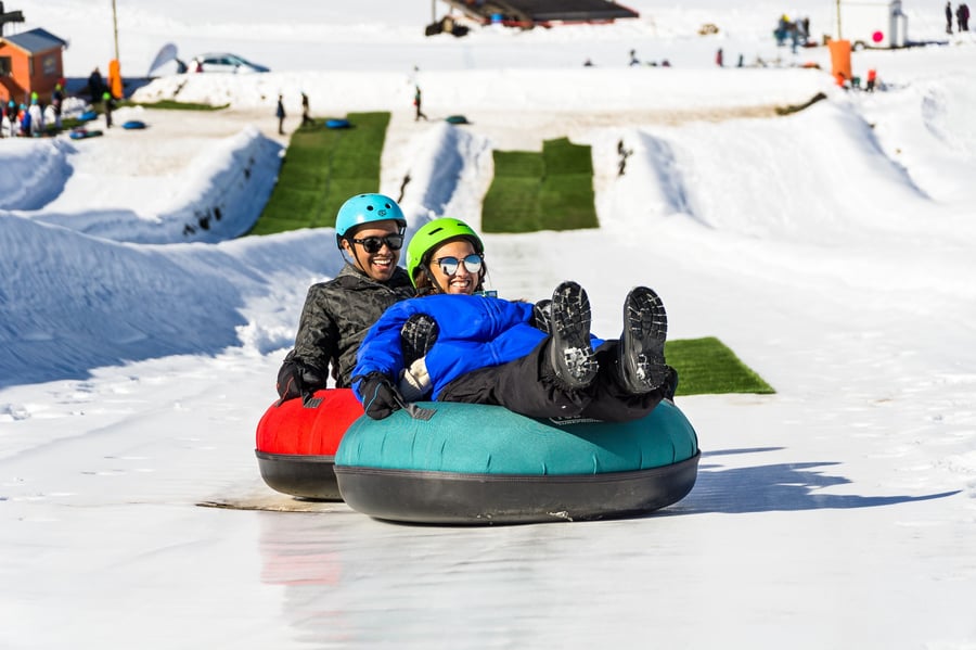 Atividades de esqui e snowboard em Farellones