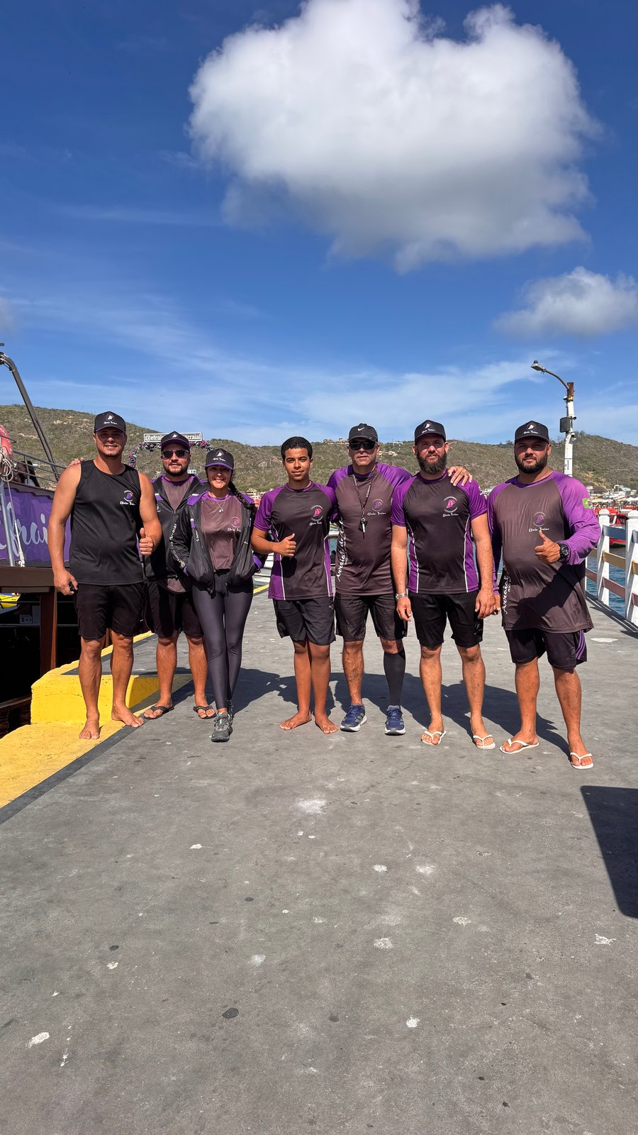 Equipe da embarcação 