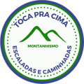 Logotipo Toca Pra Cima Escalada e Montanhismo