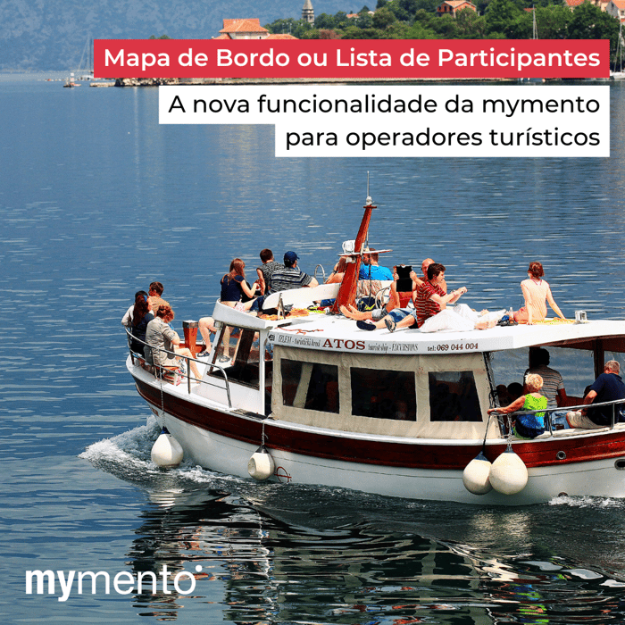  Mapa de Bordo ou Lista de Participantes: A nova funcionalidade da mymento para operadores turísticos