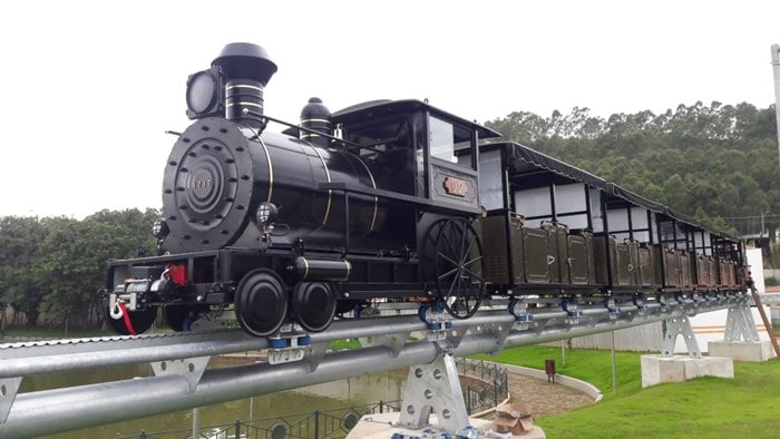 Trem do Devoto, na Cidade do Romeiro, em Aparecida