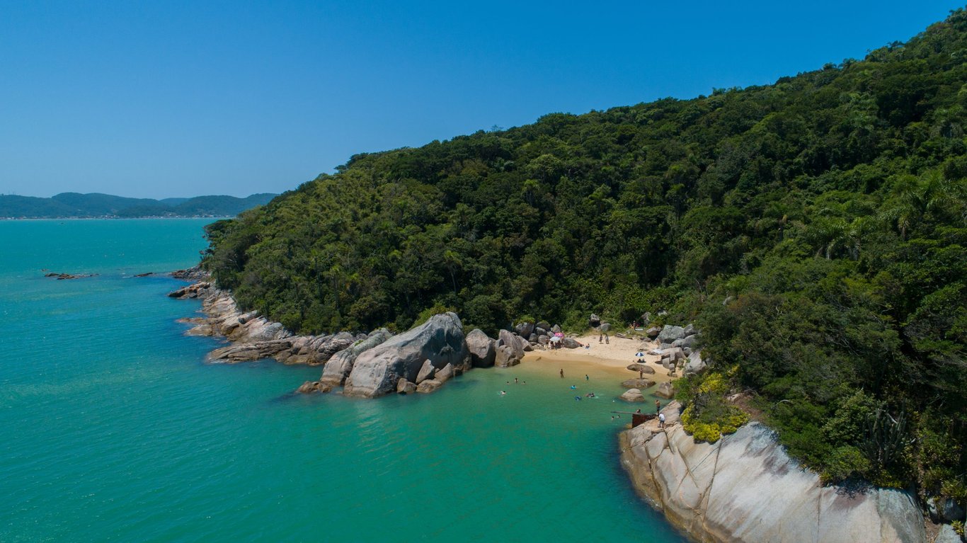 Praia do Cação em Bombinhas