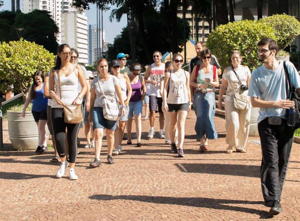 Passeio a pé pela área histórica de Campinas