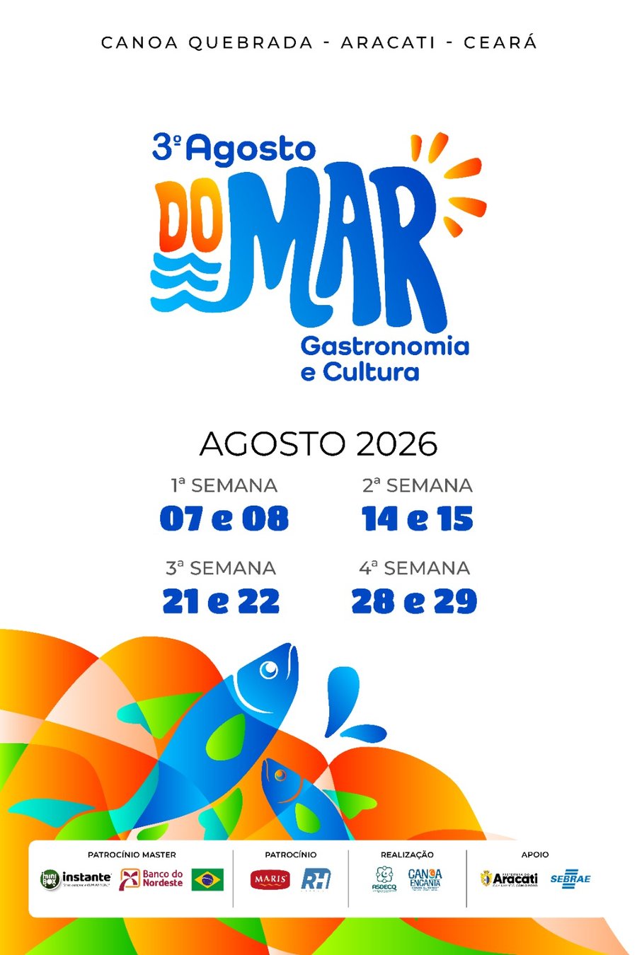 3º Festival Agosto do Mar: Gastronomia e Cultura 