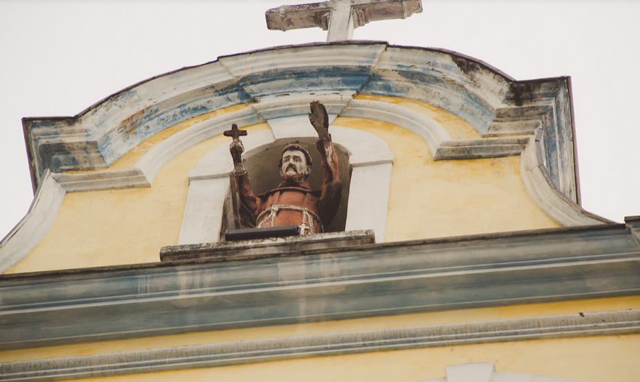 Imagem de São Francisco de Assis, na igreja do Largo do São Francisco