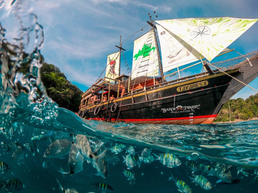 Nuestro Barco Pirata en Angra dos Reis