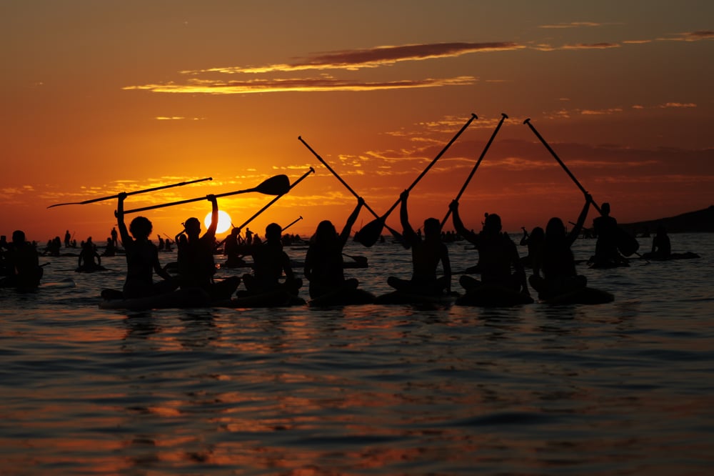 SUP EM COPACABANA - Nascer do Sol com a Kmon Adventure