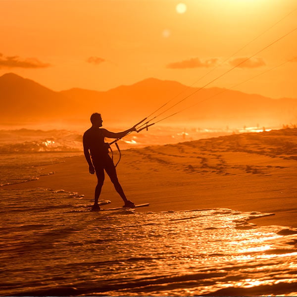 Local ideal para pratica de Kitesurf, temos experiências no local!