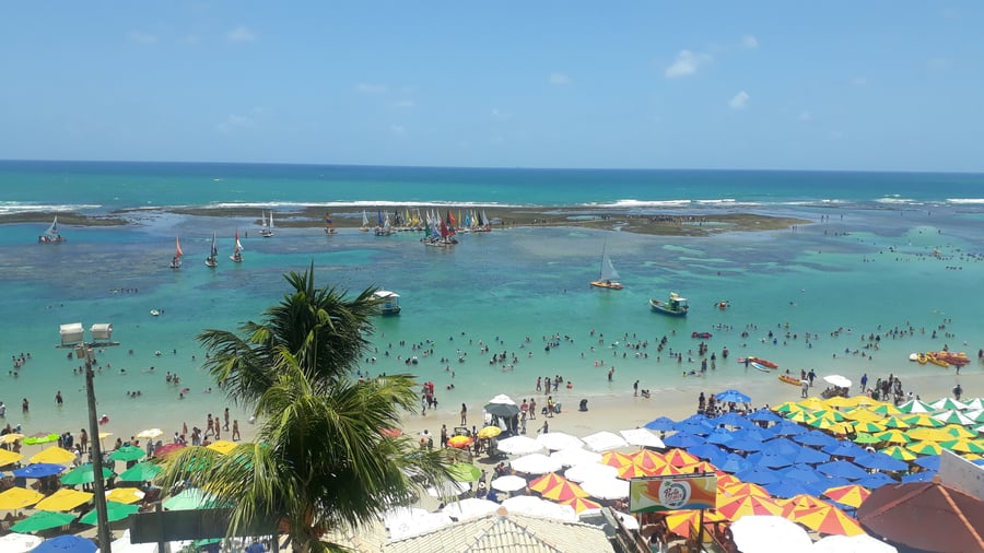 Piscinas naturais.