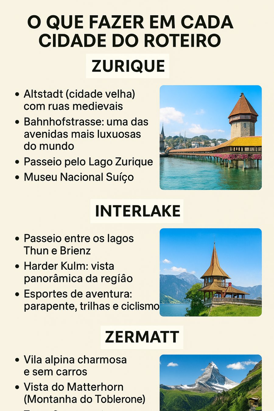 Dicas para uma Viagem Econômica pela Suíça: Explorando Belezas Naturais e Cultura Rica