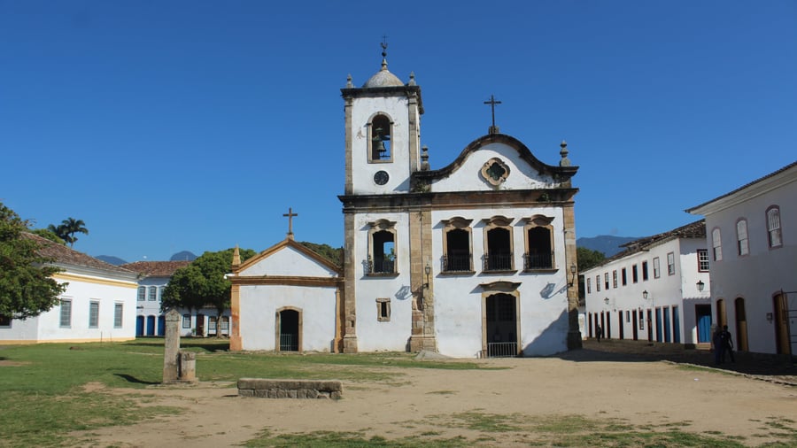 Igreja de Santa Rita - Cartao Postal do Centro Historico de Paraty