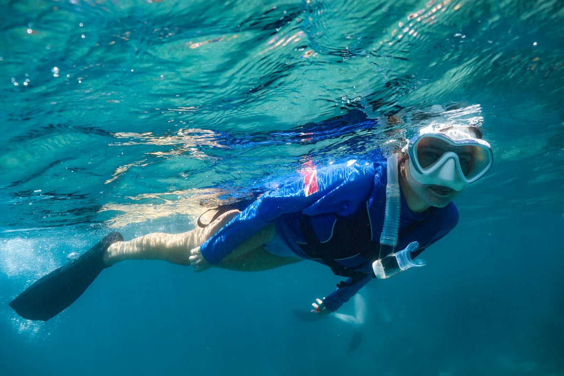 Snorkel em águas cristalinas de Arraial do Cabo