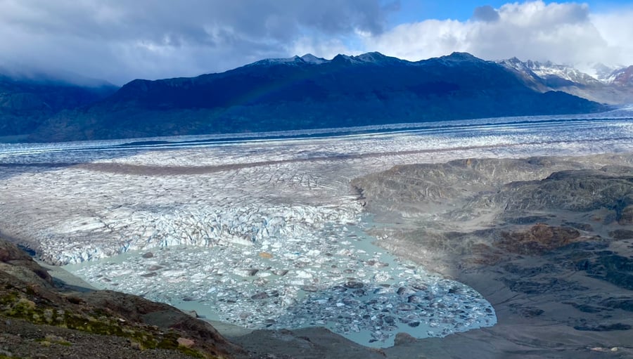 Glaciar Viedma no Campo de Gelo Sul