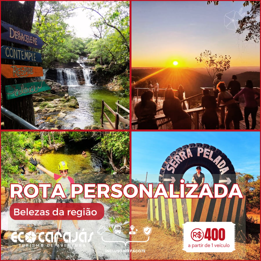 Dedicamos um guia especializado que te conduzirá a uma imersão nas belezas naturais e história do sudeste paraense. No conforto do seu próprio veículo, a programação vai se adaptar ao seu ritmo e necessidades. Escolha o melhor roteiro e finalize os detalhes com nossa equipe.