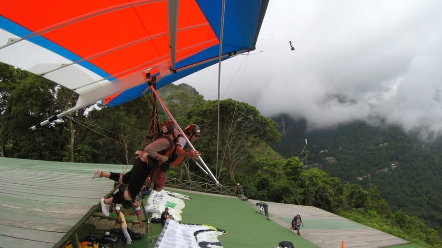 Voo de asa delta no Rio de Janeiro com instrutor - foto 15