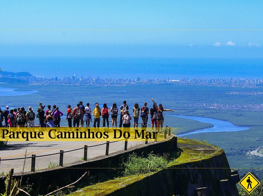Estrada Velha De Santos com passeio de bondinho 