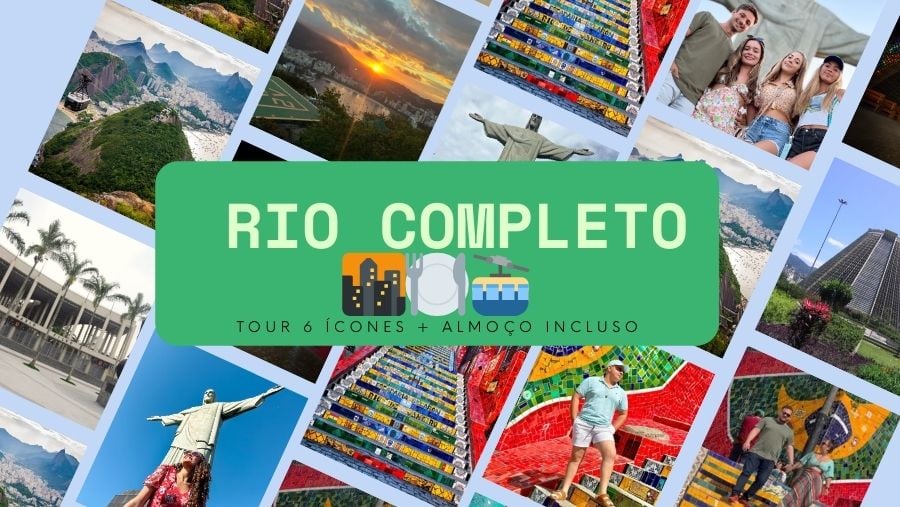 Cristo, Pão de Açúcar, Maracanã, Sambódromo, Catedral Metropolitana, Escadaria Selarón 