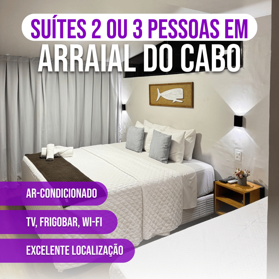 Suítes em Arraial do cabo 