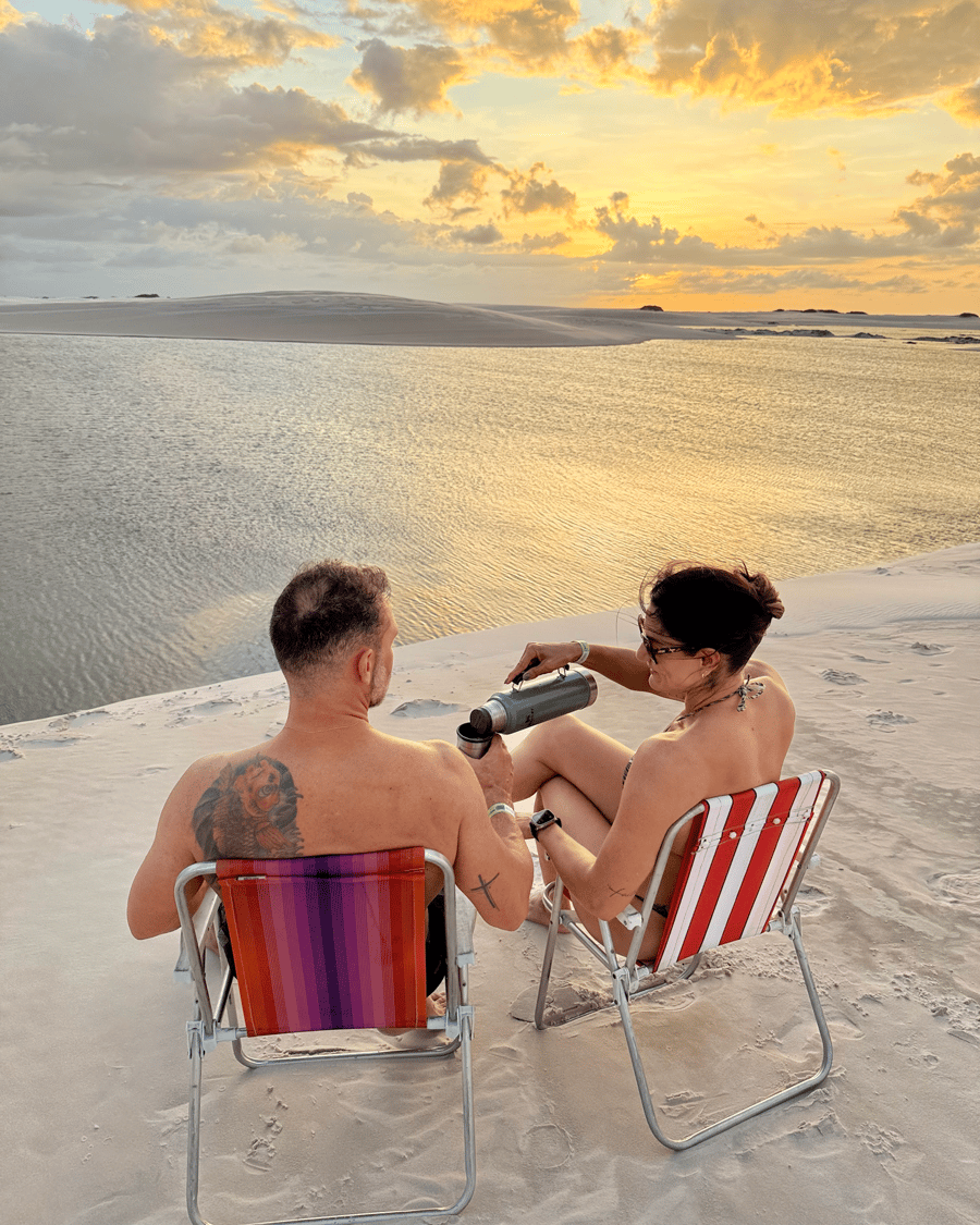 Pôr-do-sol no Circuito Ponta Verde