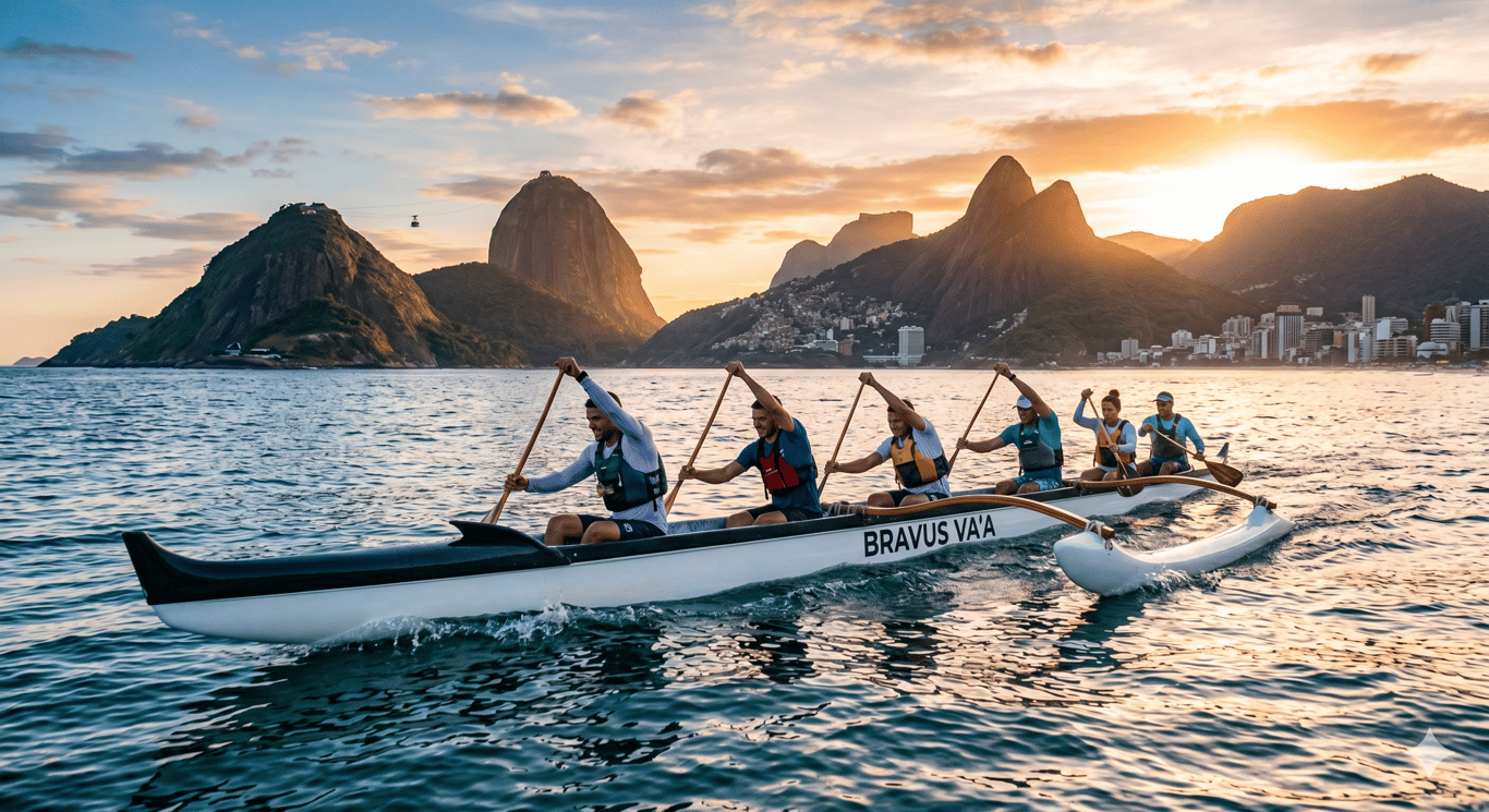 Turismo aventura Rio: remar muda a viagem