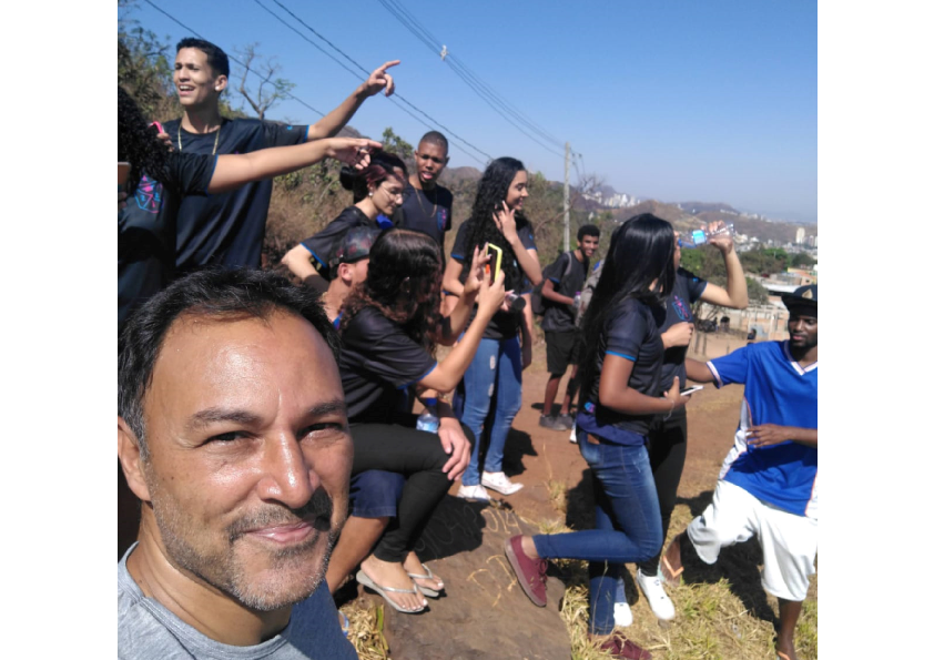 Visita dos alunos da Escola Divina Providência
