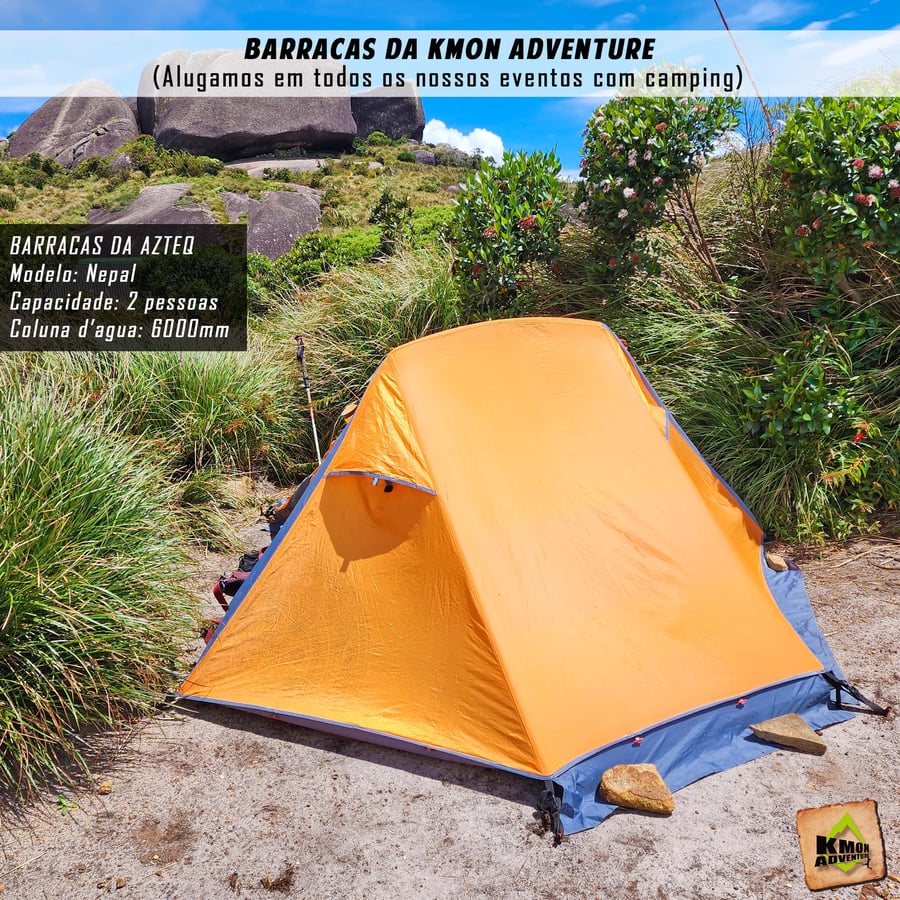 BARRACA DE CAMPING PARA 2 PESSOAS