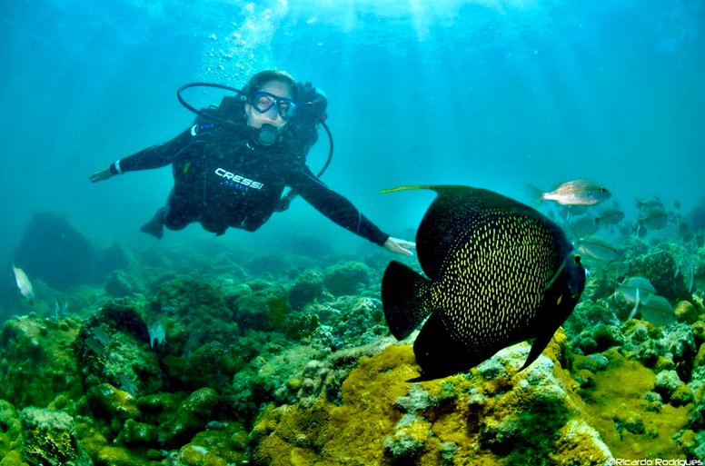 MERGULHO DE BATISMO EM ARRAIAL DO CABO