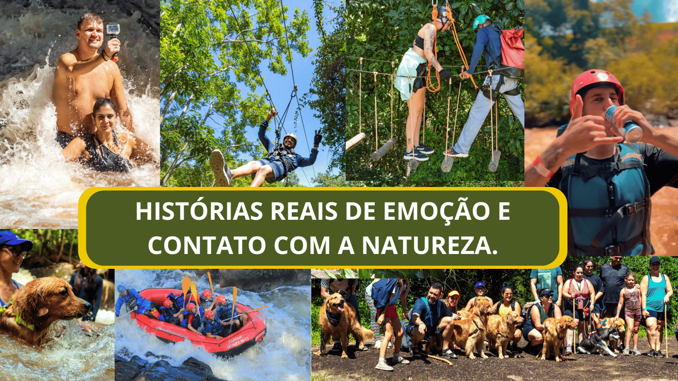 HISTÓRIAS REAIS DE EMOÇÃO E CONTATO COM A NATUREZA        