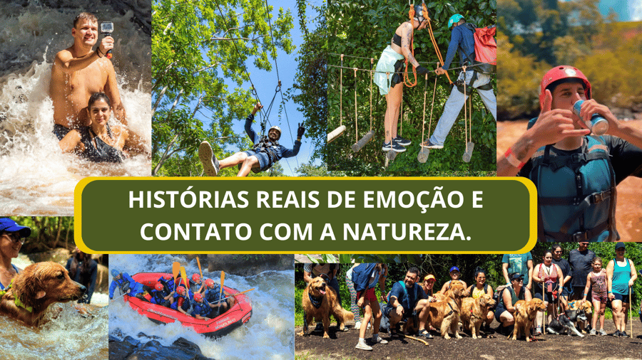 HISTÓRIAS REAIS DE EMOÇÃO E CONTATO COM A NATUREZA        