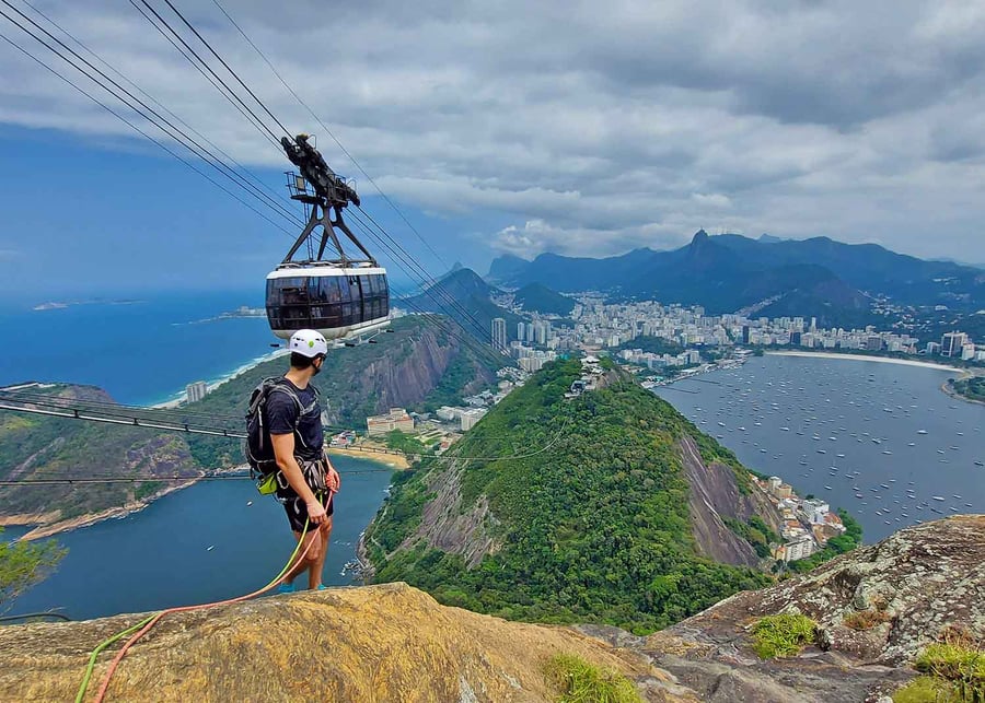 ESCALADA, VIA ITALIANOS COM SECUNDO - PÃO DE AÇÚCAR - RIO DE JANEIRO