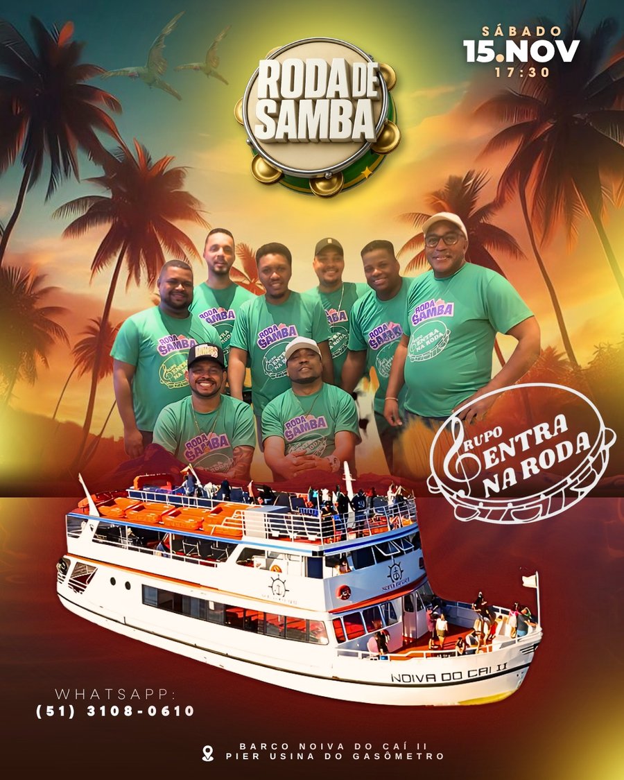 Especial roda de samba com grupo Entre na Roda