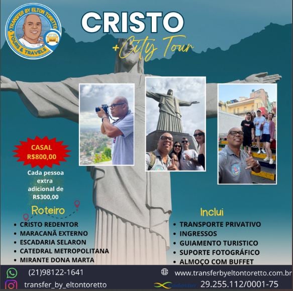 Passeios no Rio de Janeiro com guia e motorista