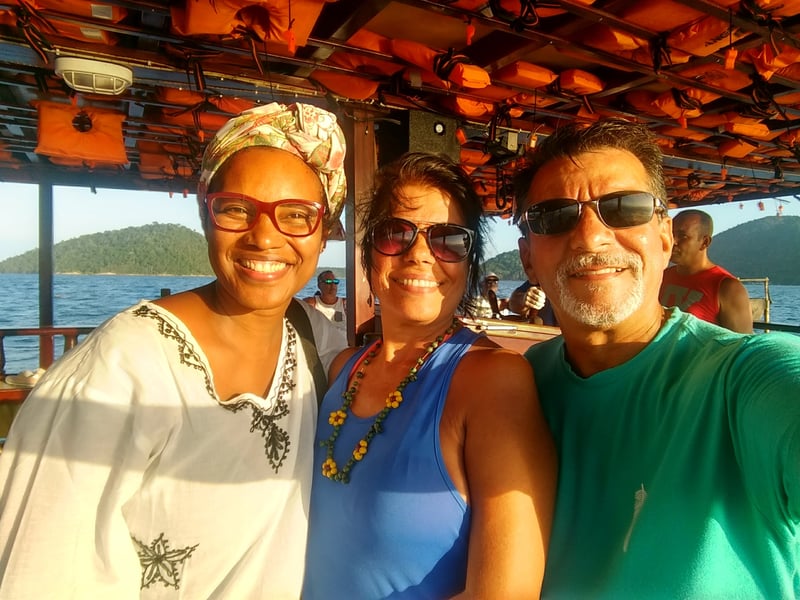 Ilha de Jaguanum, Passeio Ilhas Tropicais - com nossa parceira e amiga, Jorgina Santana - Mar 2018 
