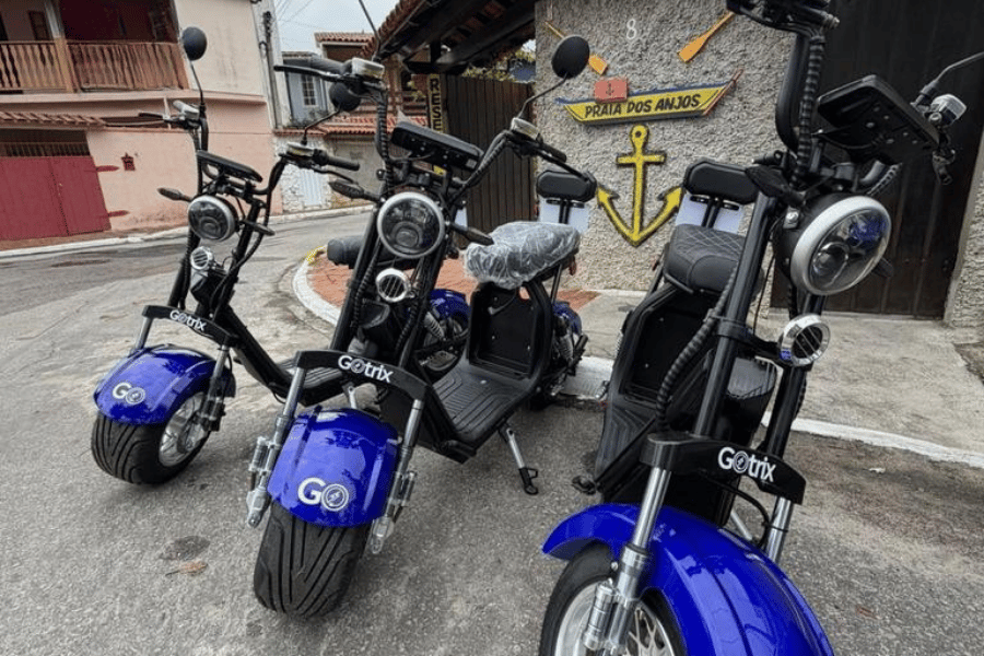 Aluguel de scooter por hora - Arraial do Cabo - Don Juan tour