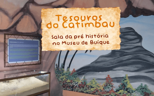 Visite a Sala da pré história de Museu de Buíque