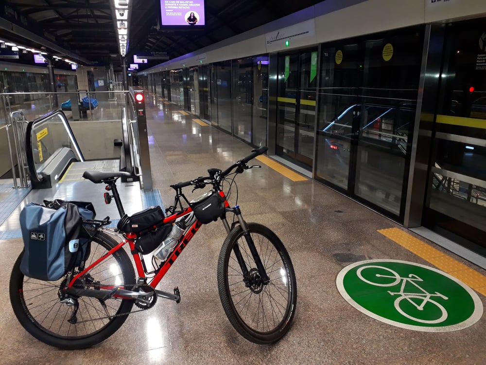 Aula no parque do Ibirapuera - Aprender andar de bicicleta