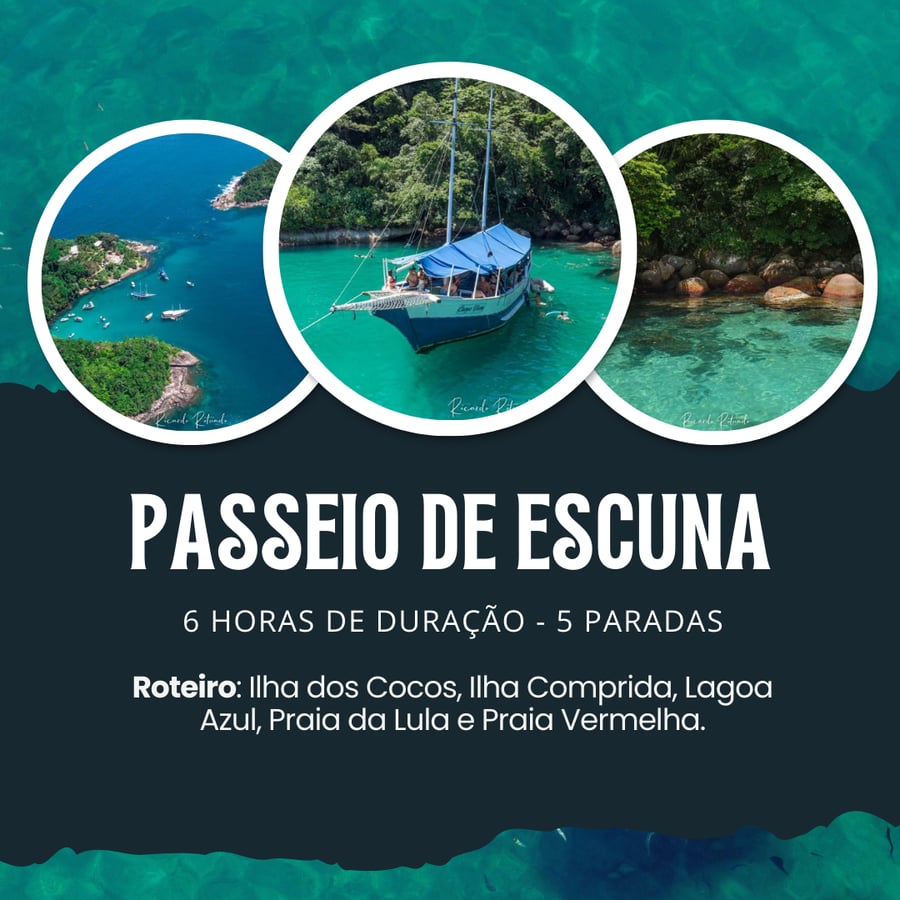 Passeio de Escuna em Paraty