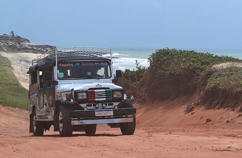 Tour de Jeep roteiro menor - até Sibaúma.