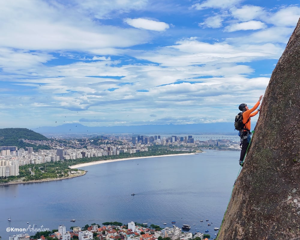ESCALADA, VIA ITALIANOS COM SECUNDO - PÃO DE AÇÚCAR - RIO DE JANEIRO