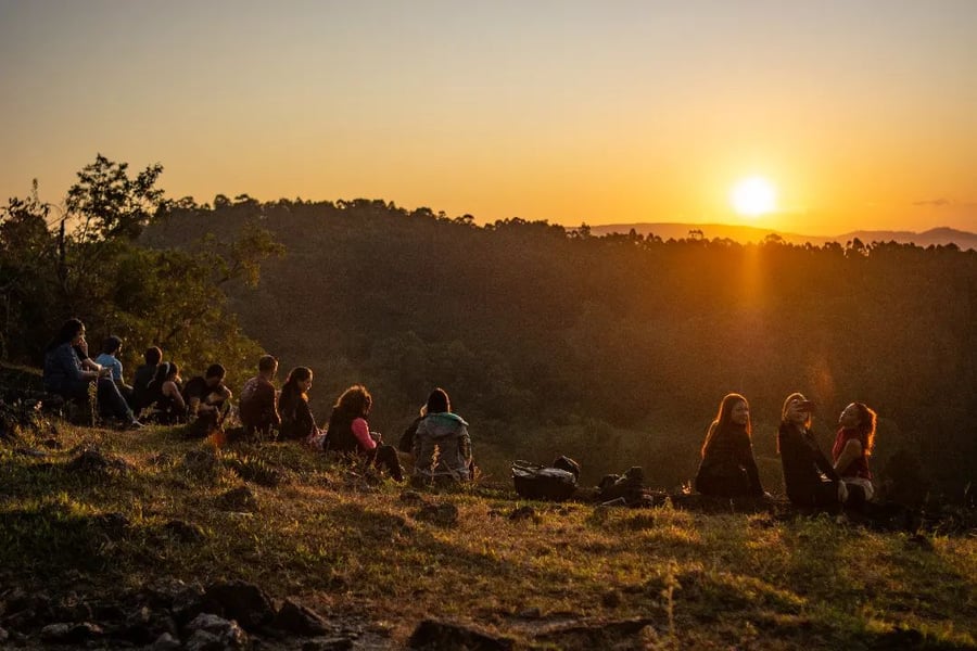 Camping de montanha pet friendly