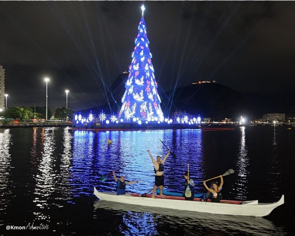 Remada Natalina no Rio com a Kmon Adventure - Árvore de Natal