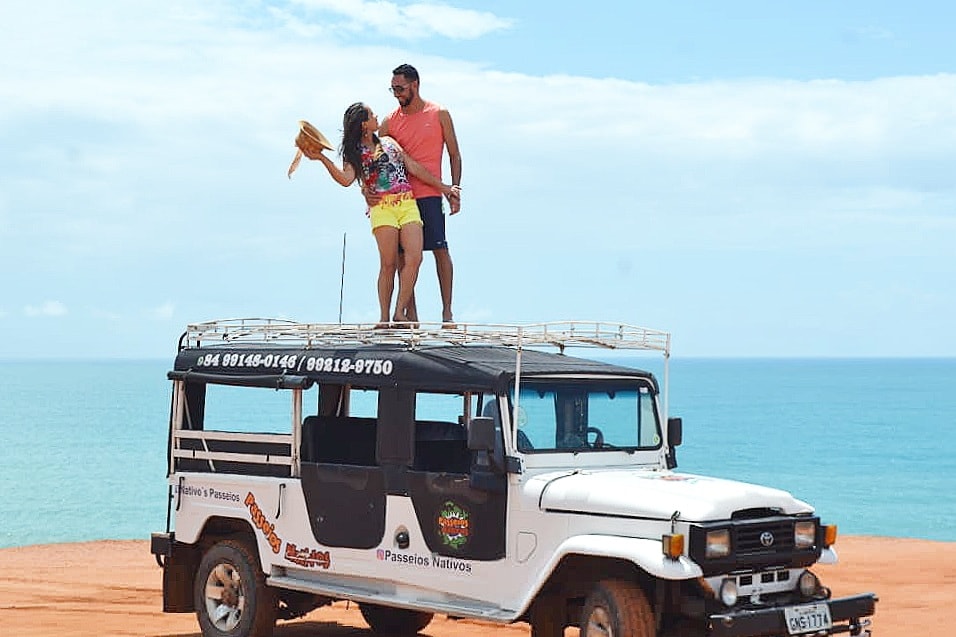 Tour de Jeep roteiro menor - até Sibaúma.