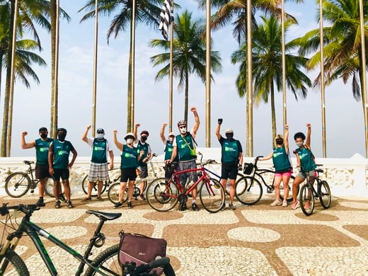 Tour ciclístico pelos monumentos dos jardins de Santos (com aluguel de bicicleta)