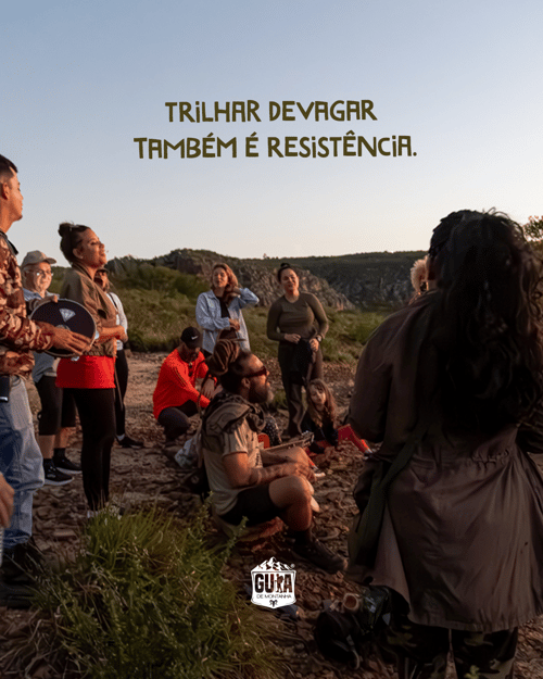 Trilhar devagar também é resistência.