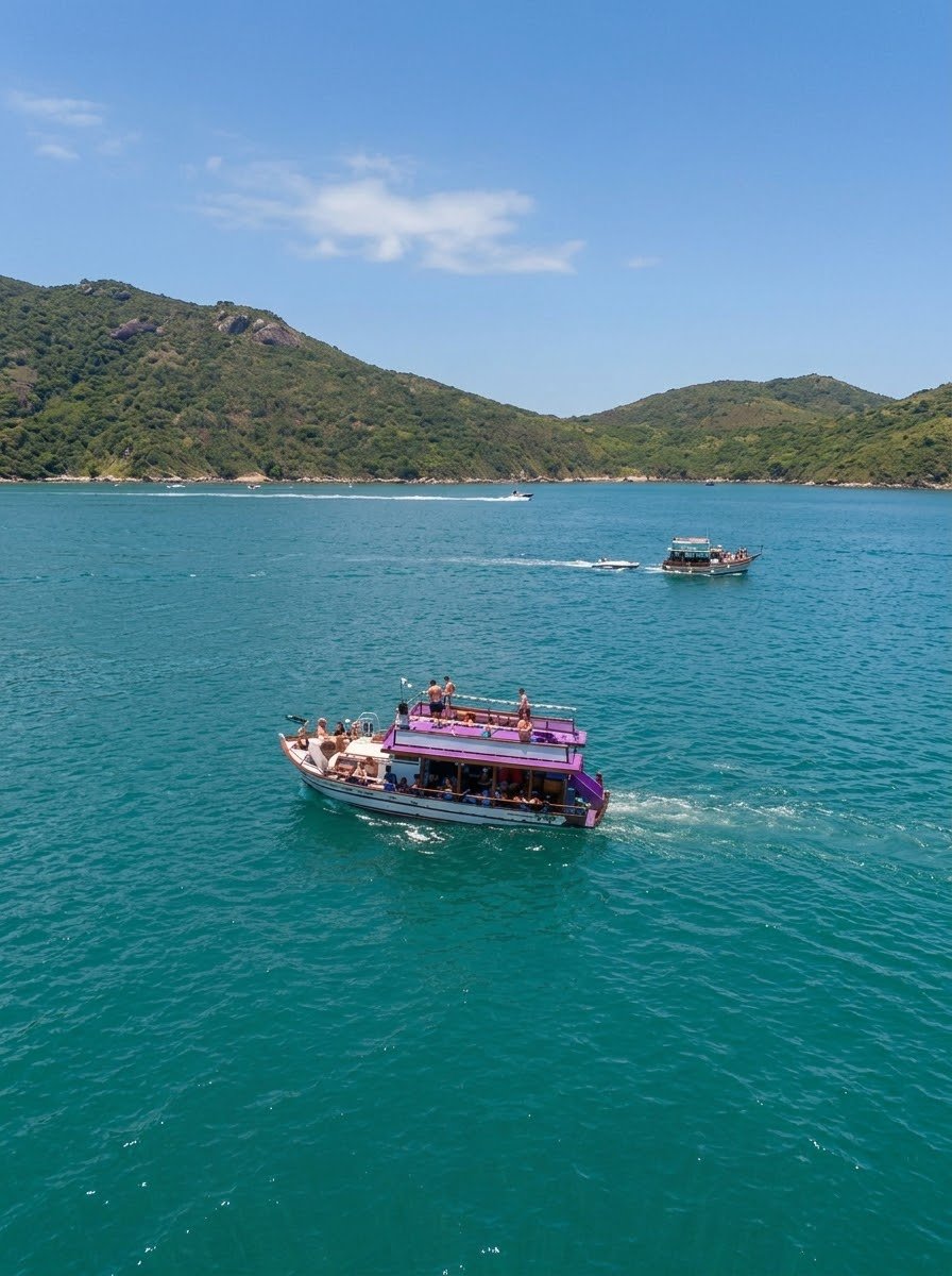 Passeio de Barco Exclusivo em Arraial do Cabo