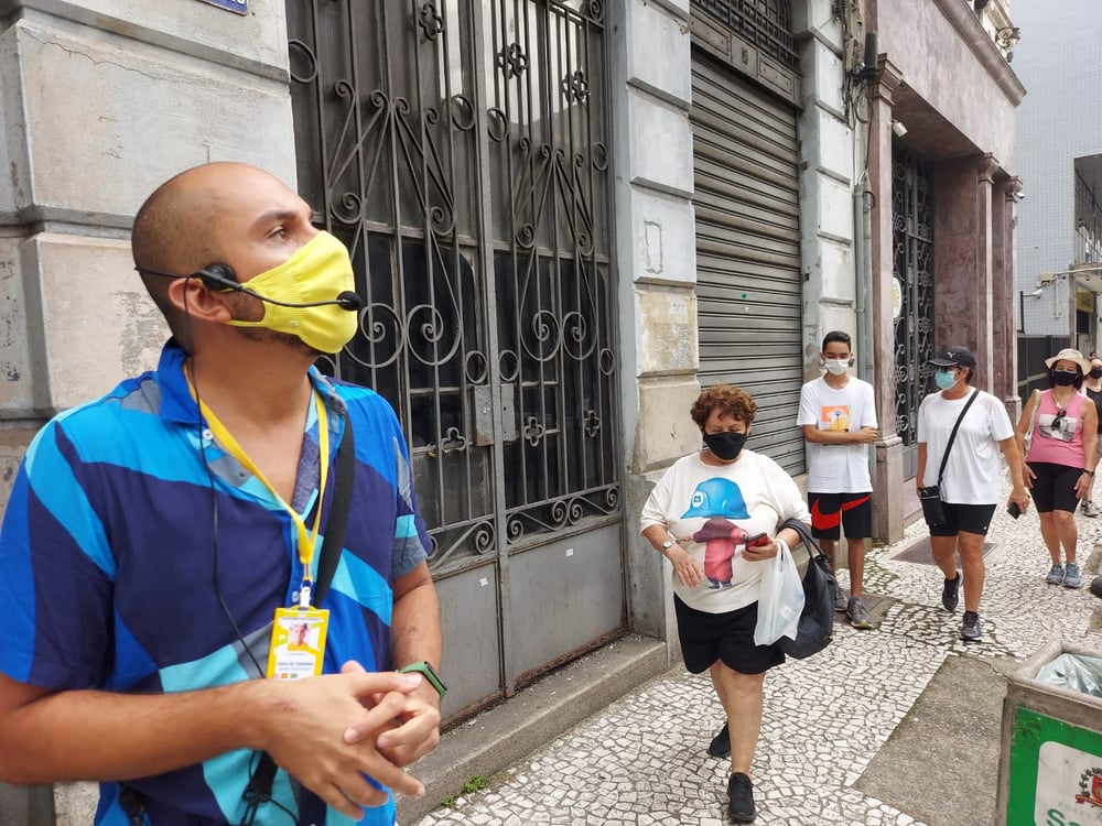 Passeio a Pé - Presente e Passado no centro de Santos - 3 horas