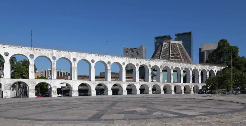 Arcos da lapa. Dia no Rio