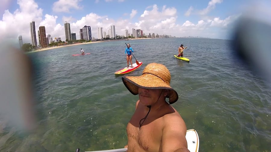 Aluguel de stand up paddle na praia de Candeias